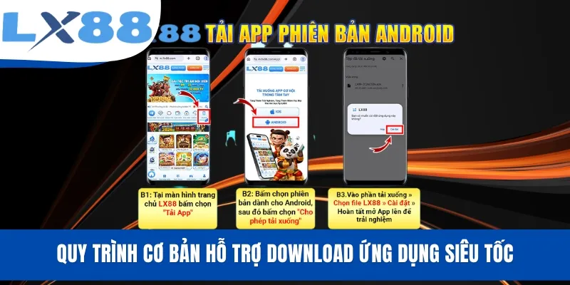 Tải App LX88 - Chi Tiết Cách Cài Đặt Ứng Dụng Nhanh, Mượt Mà